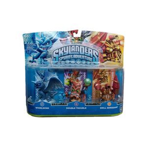 Skylanders Spyro's Adventure 3 Pack Whirlwind Double Trouble Drill Sergeant New